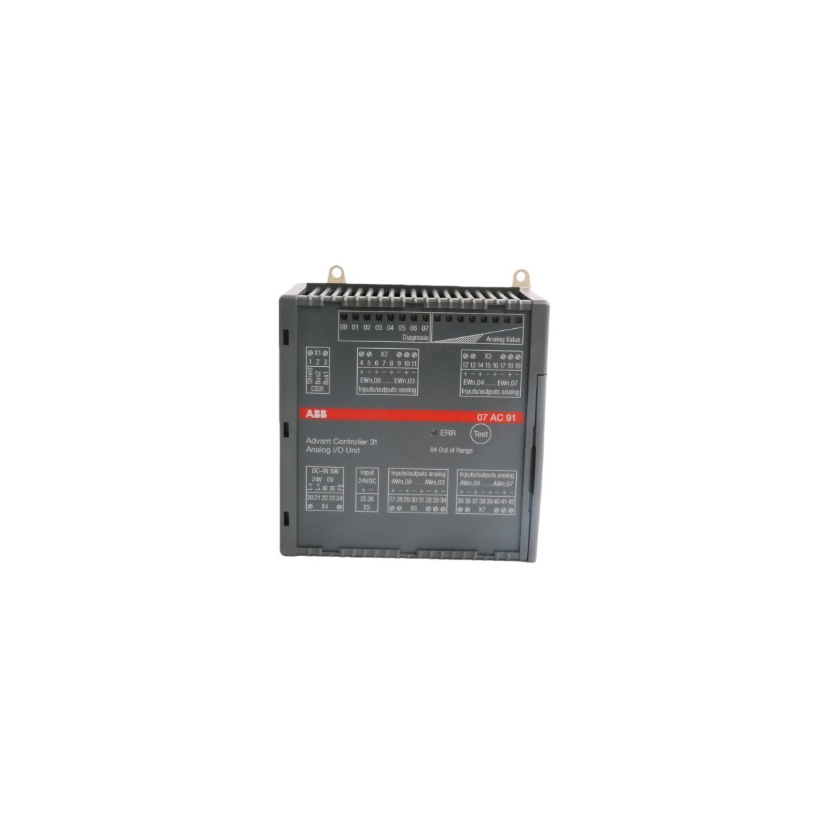 ABB 07AC91 GJR5252300R0101 Analog I/O Module