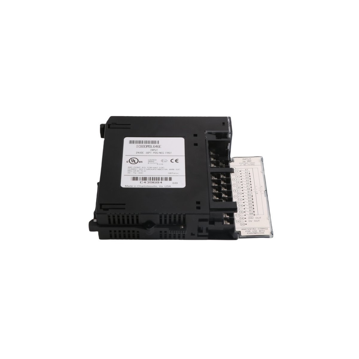 GE Fanuc IC693MDL645 Series 90-30 24VDC 16-Point Discrete Input Module